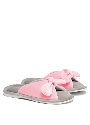 Розовые тапочки детские bunny розово-серый Oldcom