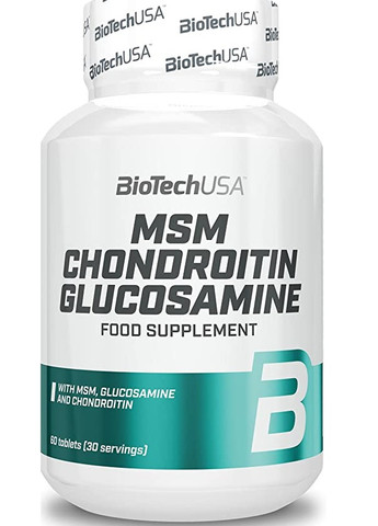 MSM Chondroitin Glucosamine 60 Tabs Biotechusa (257252375)