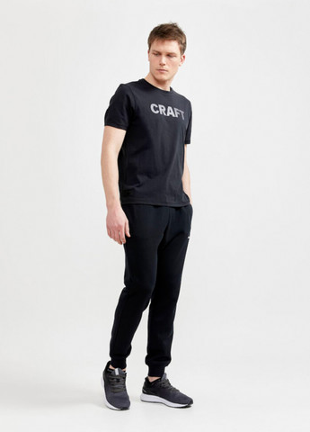 Черная мужская футболка Craft Core Tee