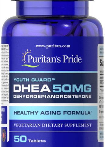 Puritan's Pride DHEA 50 mg 50 Tabs Puritans Pride (256724621)
