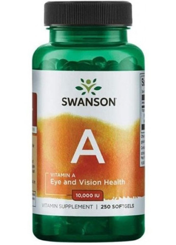 Vitamin A 10.000 250 Softgels Swanson (256724678)