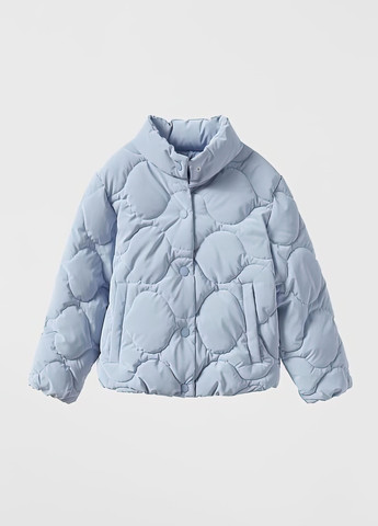 Блакитна демісезонна демісезонна куртка для дівчинки 8644 134 см голубий 63889 Zara