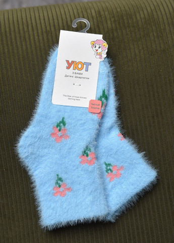 Носки детские для девочки норка голубого цвета Let's Shop (267723307)