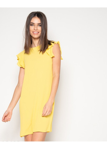 Жовтий повсякденний сукня 10403 жовтий ISSA PLUS