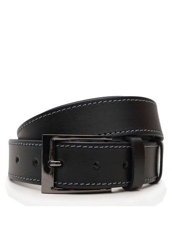 Мужской кожаный ремень V1125FX10-black Borsa Leather (266143360)