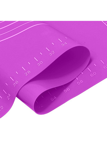 Килимок силіконовий для розкачування тіста та випічки великий 81х61 см Фіолетовий A-Plus (262803163)