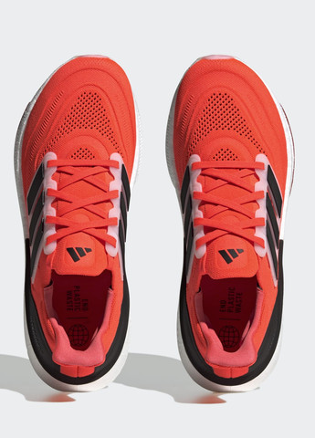 Оранжевые всесезонные кроссовки ultraboost light adidas
