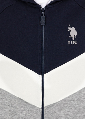 Свитшот мужской U.S. Polo Assn. - крой светло-серый - (258388102)