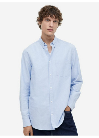 Голубой классическая рубашка H&M