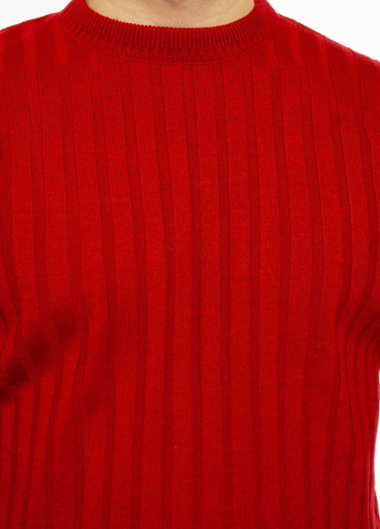 Червоний зимовий джемпер з коміром стійка (червоний) Time of Style