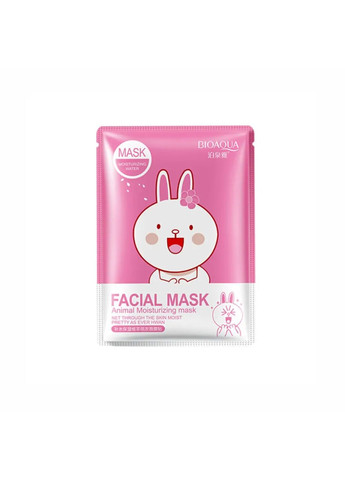 Тканинна маска для обличчя Animal Moisturizing Plant Facial Mask, 30 мл Bioaqua (276972741)
