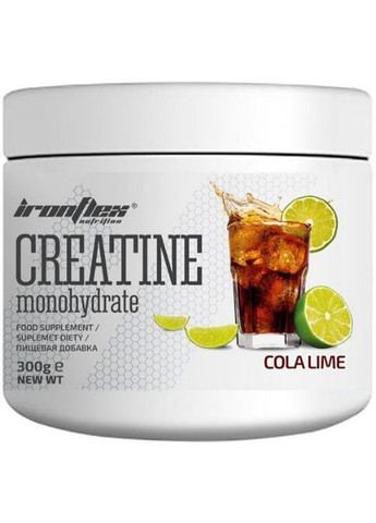 Creatine Monohydrate 300 g /120 servings/ Cola Lime Ironflex (267809258)