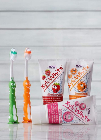 Зубна паста-гель для дітей XyliWhite Kids Toothpaste Gel 85 g (Bubblegum Splash) Now (277926790)