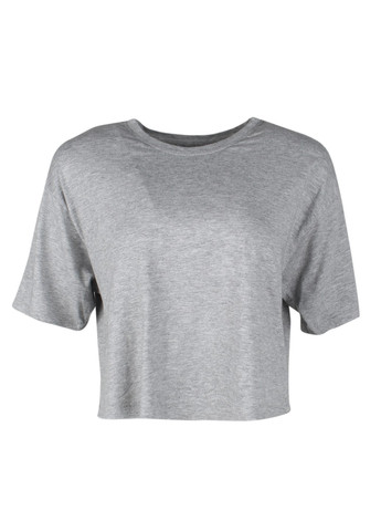 Сіра жіноча коротка футболка New Look