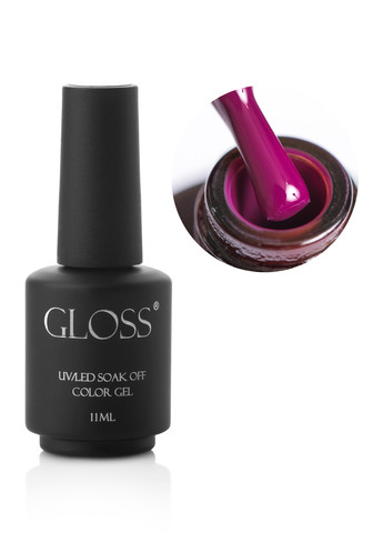 Гель-лак GLOSS 207 (вишневый), 11 мл Gloss Company троянда (269462414)