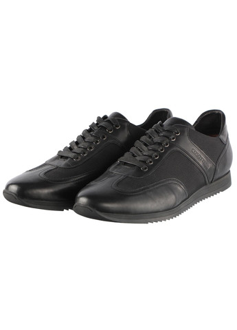 Черные демисезонные мужские кроссовки 78558 Cosottinni
