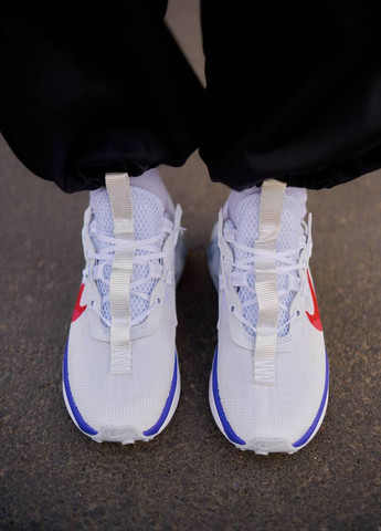 Білі осінні кросівки жіночі, вьетнам Nike Air Max White Red