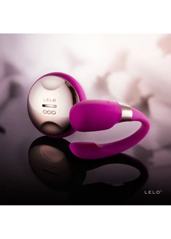 Вибратор для пар Tiani 3 Deep Rose, 2 мотора, пульт ДУ Lelo (277236861)