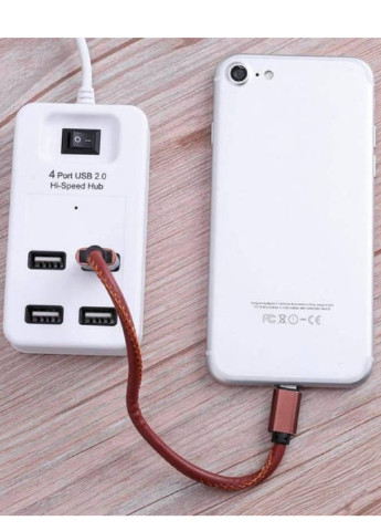 Хаб концентратор UKC на 4 порта USB 2.0 P-1601 з вимикачем Home (256789133)