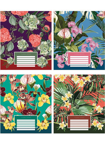 Тетрадь в линию Floral series, 36 страниц цвет разноцветный ЦБ-00222622 1 Вересня (260072118)