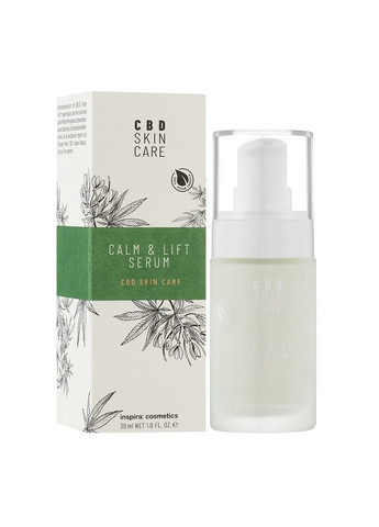Сироватка з олією коноплі Заспокоєння та ліфтинг CALM LIFT SERUM CBD Skin Care Inspira 30 мл Inspira:cosmetics (269237851)