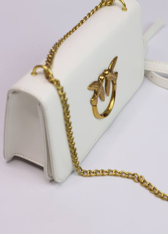 Сумка класична з лого PINKO white Vakko (260601257)