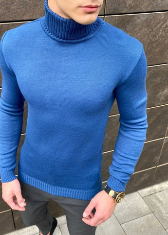 Синій демісезонний светр axelrod синій Pobedov