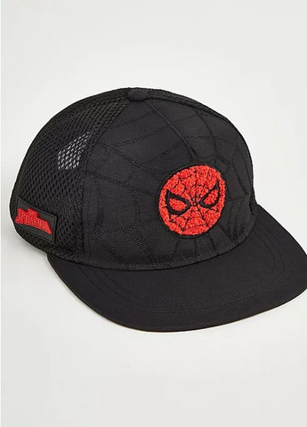 Детская кепка с Человеком пауком для мальчика 104-128 размер черная 505919283 George (259109416)