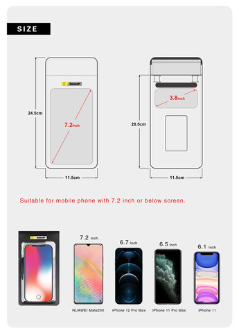 Велочохол Bike Phone 7.2 SK300 pink Rhinowalk (258967342)