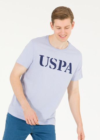 Синяя футболка мужская U.S. Polo Assn.