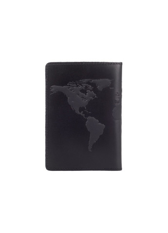 Черная обложка для паспорта из кожи HiArt PC-02-S19-4205-T001 Черный Hi Art (268371306)