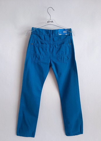 Голубые демисезонные зауженные джинсы Mandarino