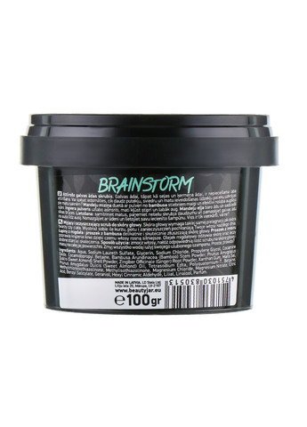 Очищающий скраб-шампунь для кожи головы Brain Storm 100 мл Beauty Jar (257260148)