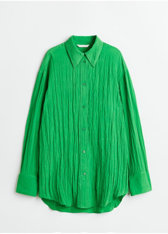 Зеленая праздничный рубашка H&M