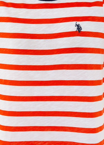 Бордовая женская футболка-футболка u.s.polo assn женская U.S. Polo Assn.