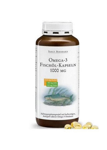 Omega-3 1000 mg (EPA 180 mg, DHA 120 mg) 220 Caps Sanct Bernhard (276385101)