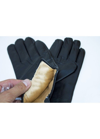 Аккуратные черные женские перчатки из натуральной кожи BR-S (261486870)