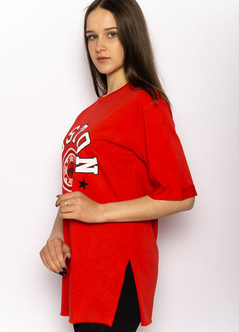 Футболка жіноча Boston (Червоний) Time of Style - (261922666)