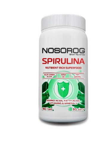 Spirulina 90 Tabs Nosorog Nutrition (258499641)
