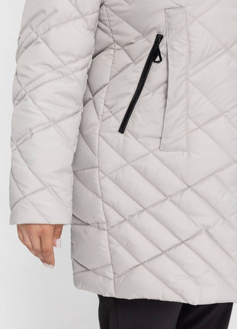 Белая демисезонная женская демисезонная куртка большого размера SK