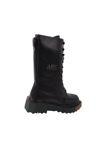 ботинки женские черные натуральная кожа Oeego