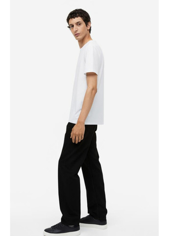 Чоловічі джинси Straight Relaxed Fit (56045) W30L32 Чорні H&M (260644923)