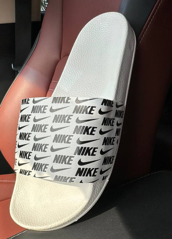 Шльопанці реплика Nike WHITE logo Mini Nike Vakko (265913136)