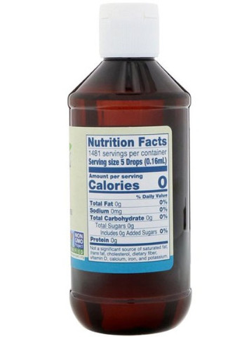Better Stevia Liquid Sweetener Glycerite 237 ml Now Foods (256725163)