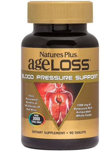 Nature's Plus Age Loss Blood Pressure 90 Tabs NTP8028 Natures Plus (256723182)