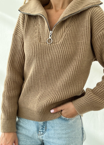 Світло-коричневий демісезонний светр Larionoff