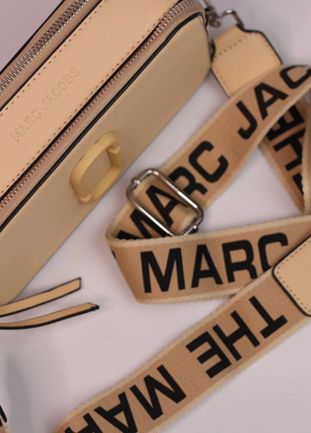 Сумка класична з лого Marc Jacobs logo light beige Vakko (260585741)
