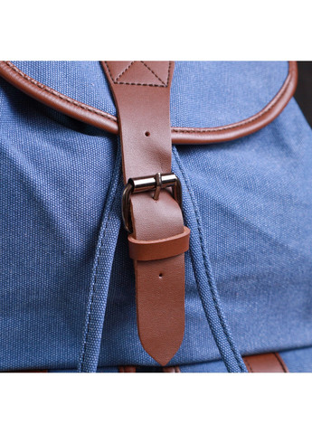 Надійний текстильний рюкзак, що закривається клапаном на магніт 22154 Синій Vintage (267925300)