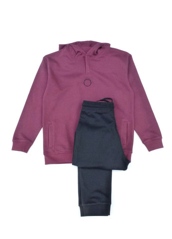 Спортивный костюм (худи+штаны) детский на флисе, 122-128 см, 7-8 л George (265310707)