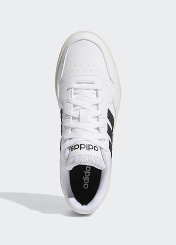 Белые всесезонные кроссовки hoops 3.0 low classic vintage adidas